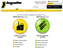 Tablet Screenshot of ingotto.sk